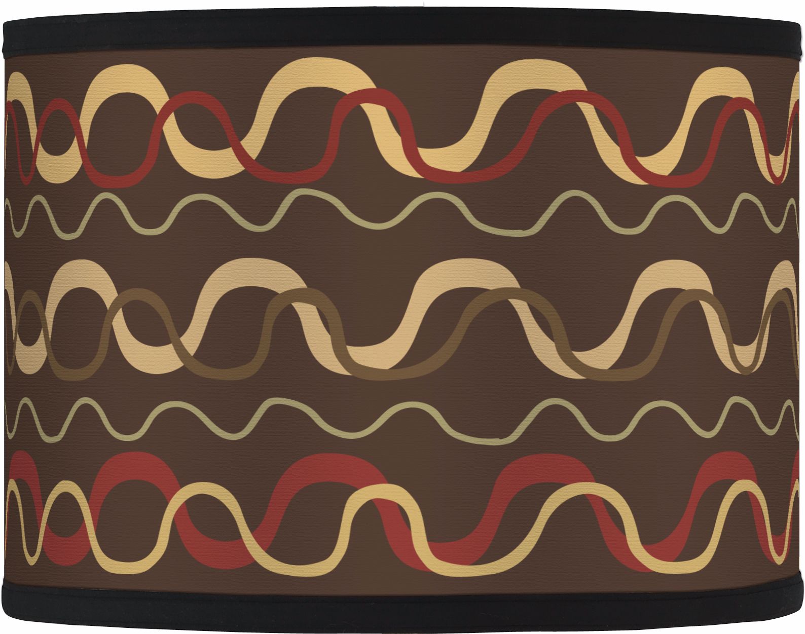 Wave Stitch Giclee Glow Shade 13.5x13.5x10 (Spider)