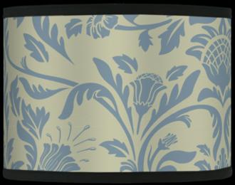 Champagne Blue Floret Giclee Shade 135x135x10 Spider 37869 H1481