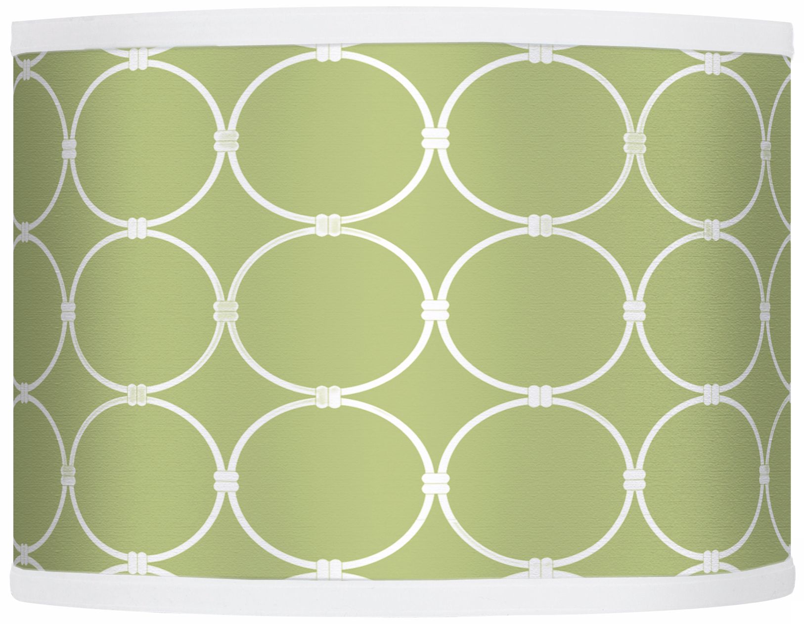 Spring Interlace Giclee Glow Drum Shade 13.5x13.5x10 (Spider)