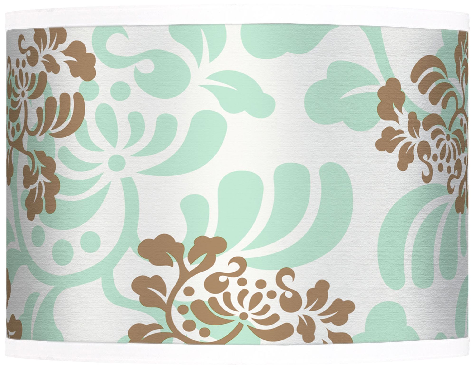 Classic Mist & Taupe Giclee Glow Shade 13.5x13.5x10 (Spider)