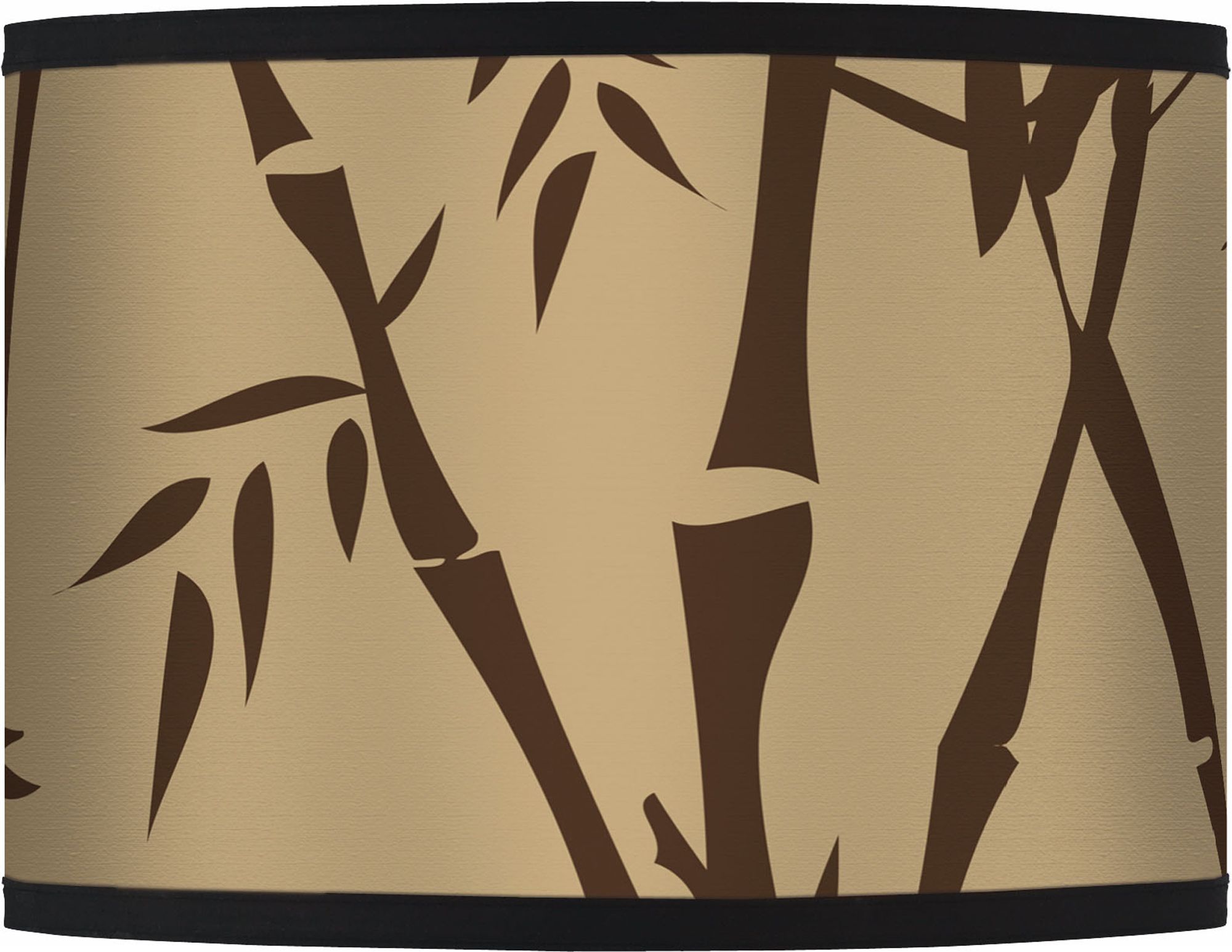 Earth Bamboo Giclee Glow Lamp Shade 13.5x13.5x10 (Spider)