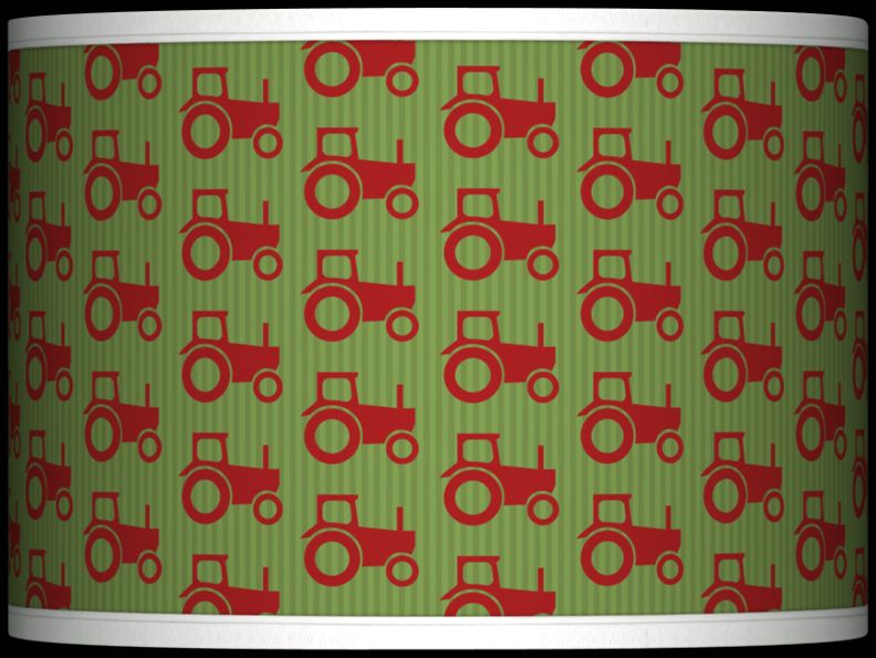 Kathy Ireland Tractor Time Lamp Shade 13.5x13.5x10 (Spider)
