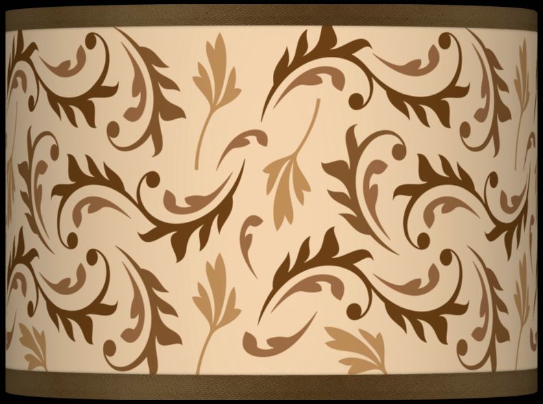 Fall Breeze Giclee Glow Lamp Shade 13.5x13.5x10 (Spider)