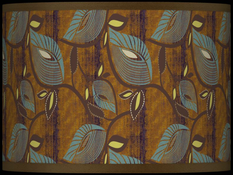 Stacy Garcia Theatric Vine Peacock Shade 13.5x13.5x10 (Spider)
