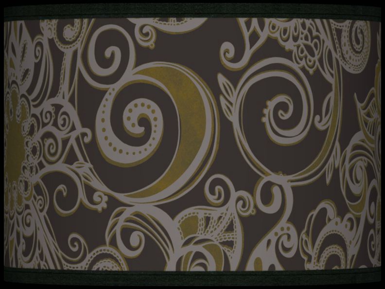Stacy Garcia Ornament Metal Giclee Shade 13.5x13.5x10 (Spider)