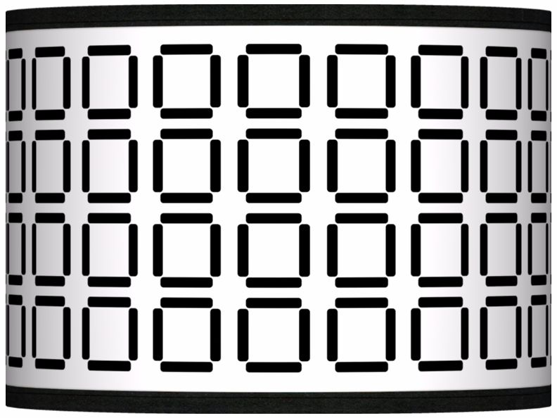 Open Grid Giclee Glow Shade 13.5x13.5x10 (Spider)