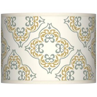 Aster Ivory Giclee Lamp Shade 13.5x13.5x10 (Spider)