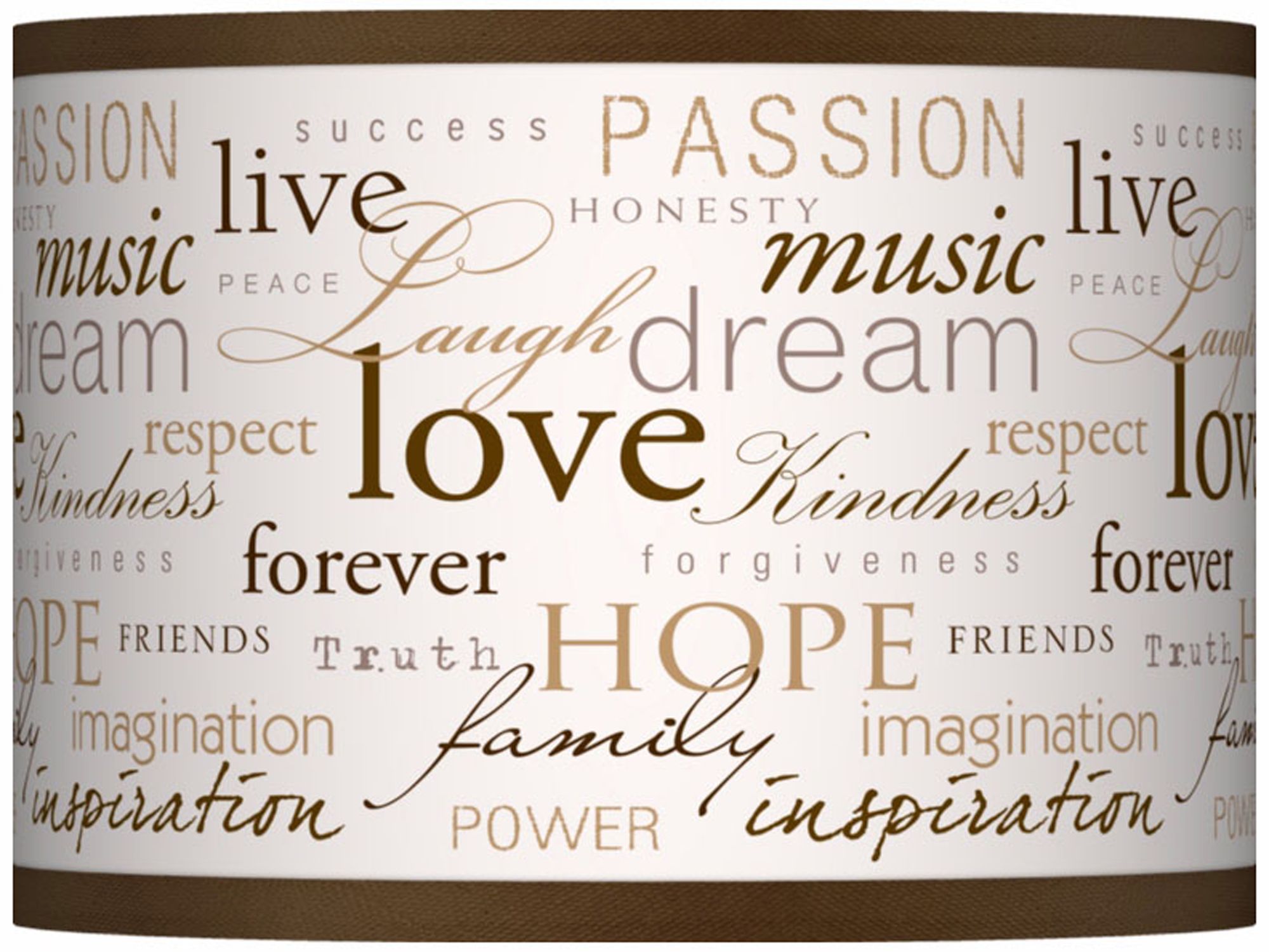 Positivity Giclee Glow Lamp Shade 13.5x13.5x10 (Spider)
