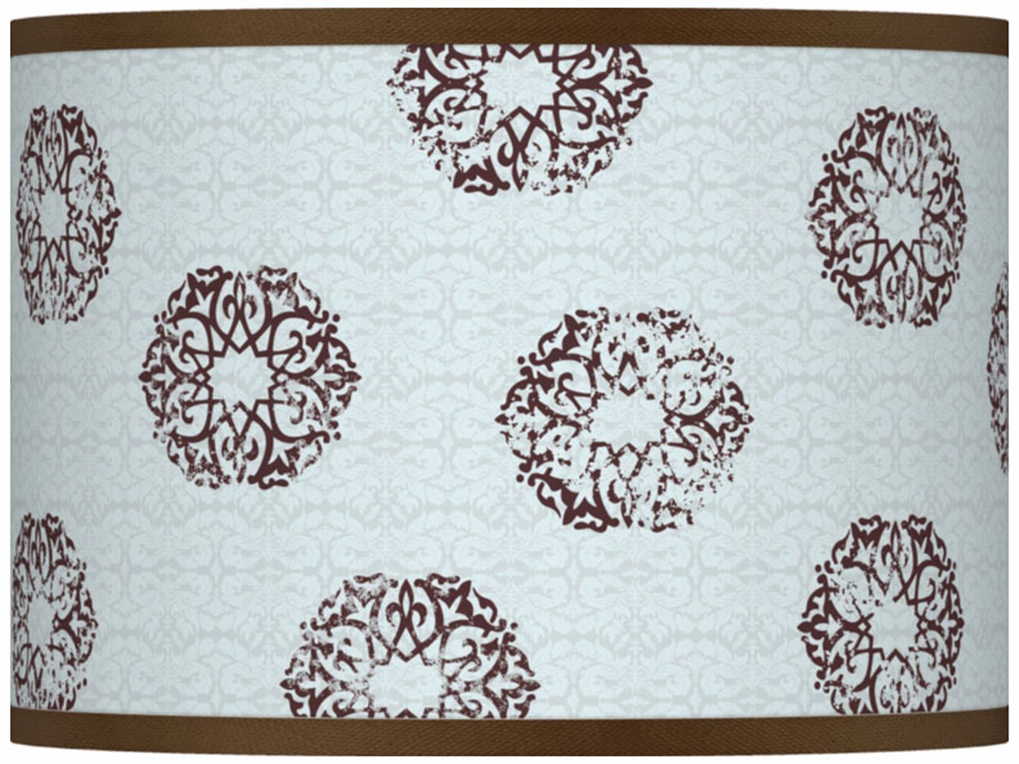Weathered Medallion Giclee Glow Shade 13.5x13.5x10 (Spider)