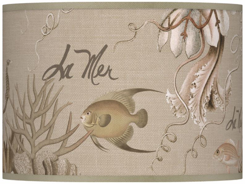 La Mer Jellyfish Giclee Glow Shade 13.5x13.5x10 (Spider)