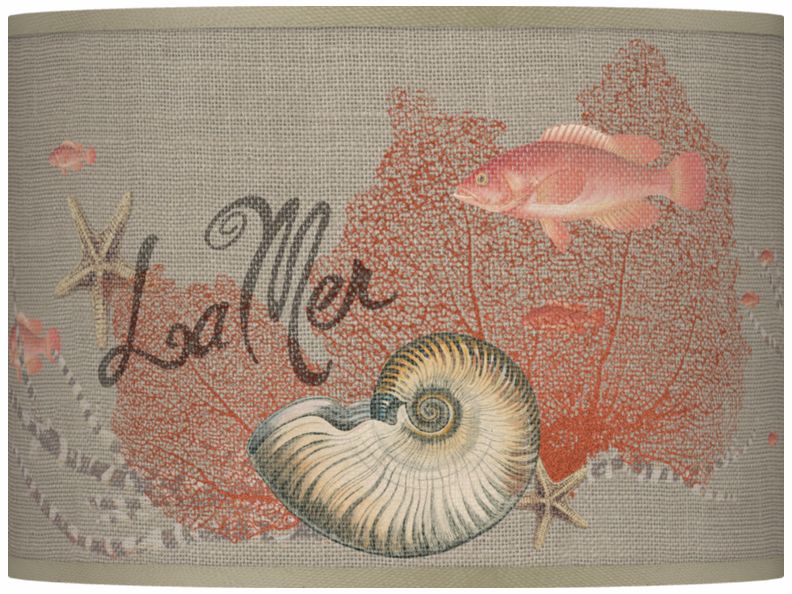 La Mer Seafan Giclee Glow Shade 13.5x13.5x10 (Spider)