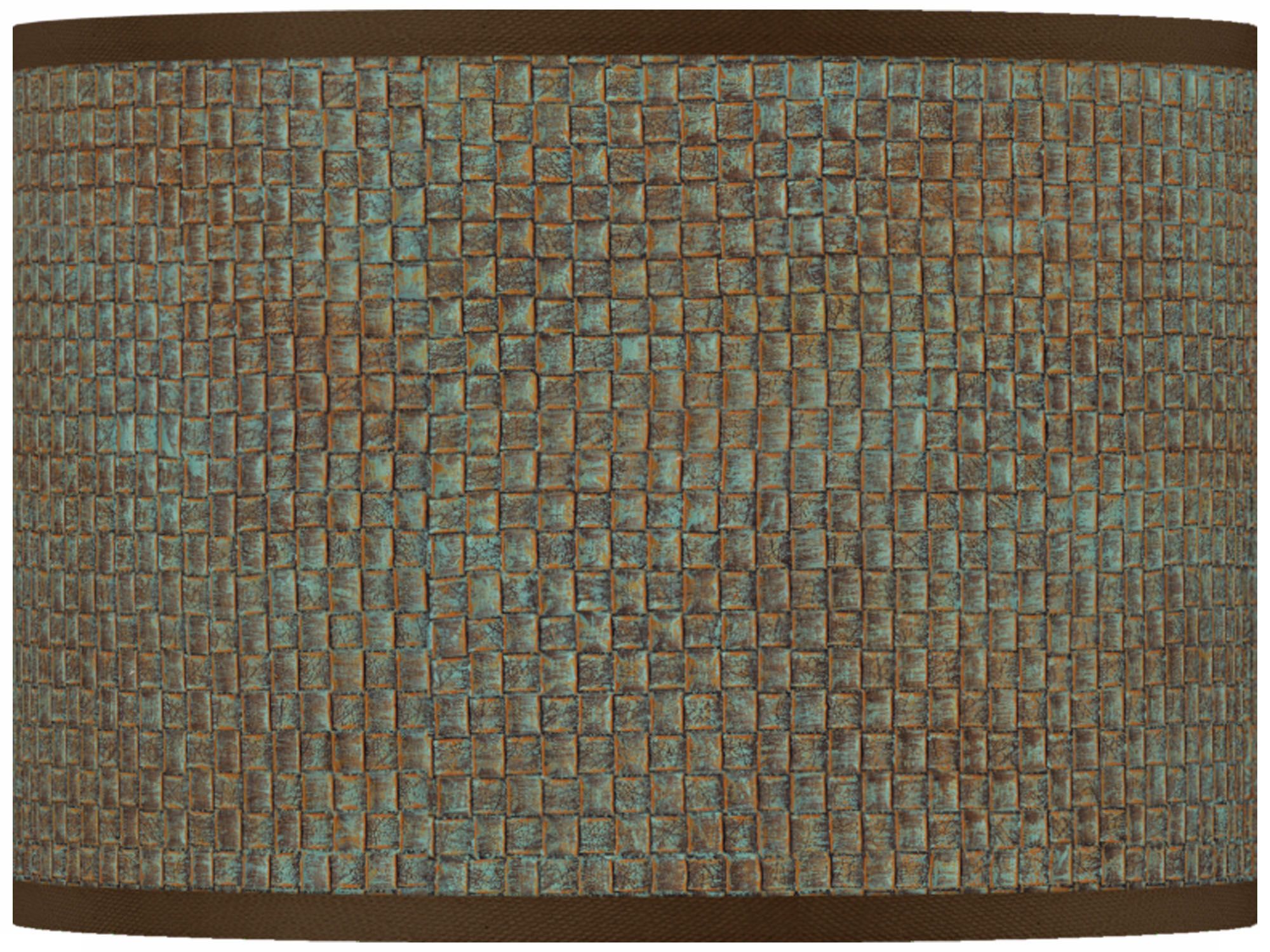 Interweave Patina Giclee Lamp Shade 13.5x13.5x10 (Spider)