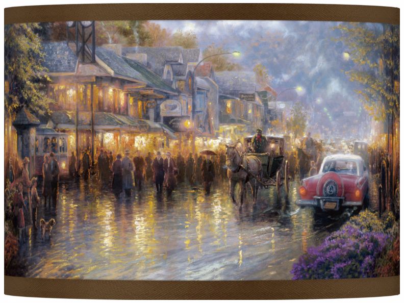 Thomas Kinkade Mountain Memories Shade 13.5x13.5x10