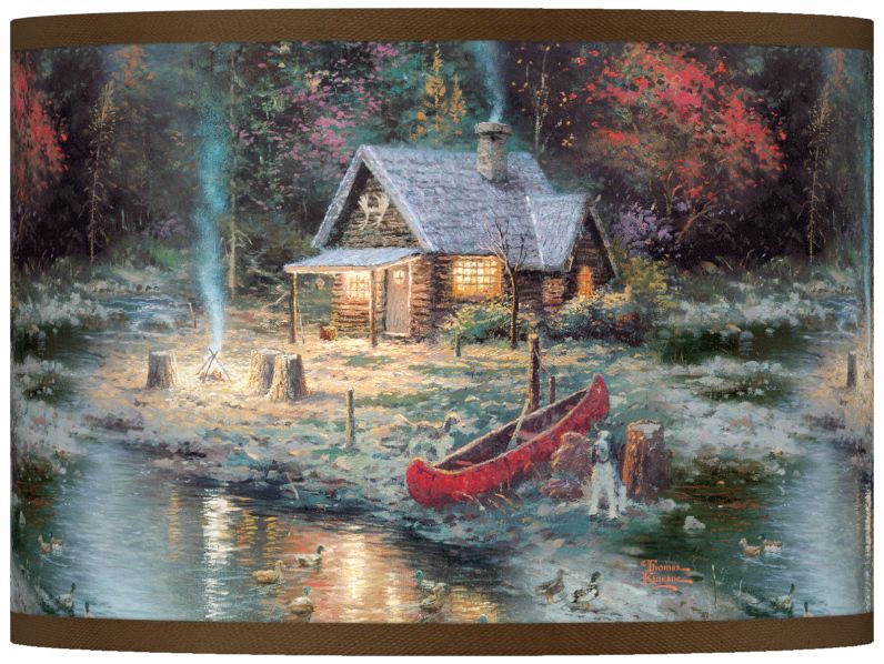 Thomas Kinkade The End Of A Perfect Day II 10"H Shade