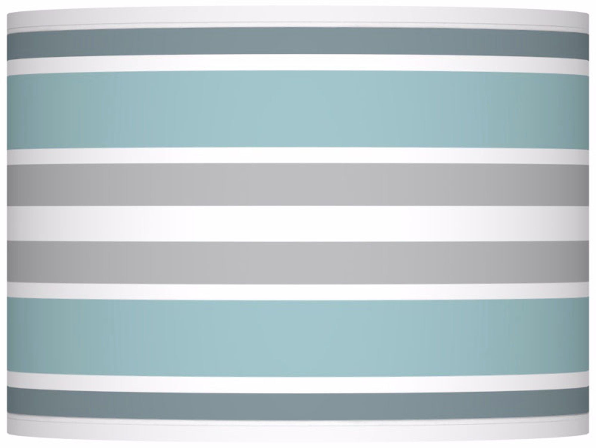 Multi Color Stripes Giclee Shade 13.5x13.5x10 (Spider)