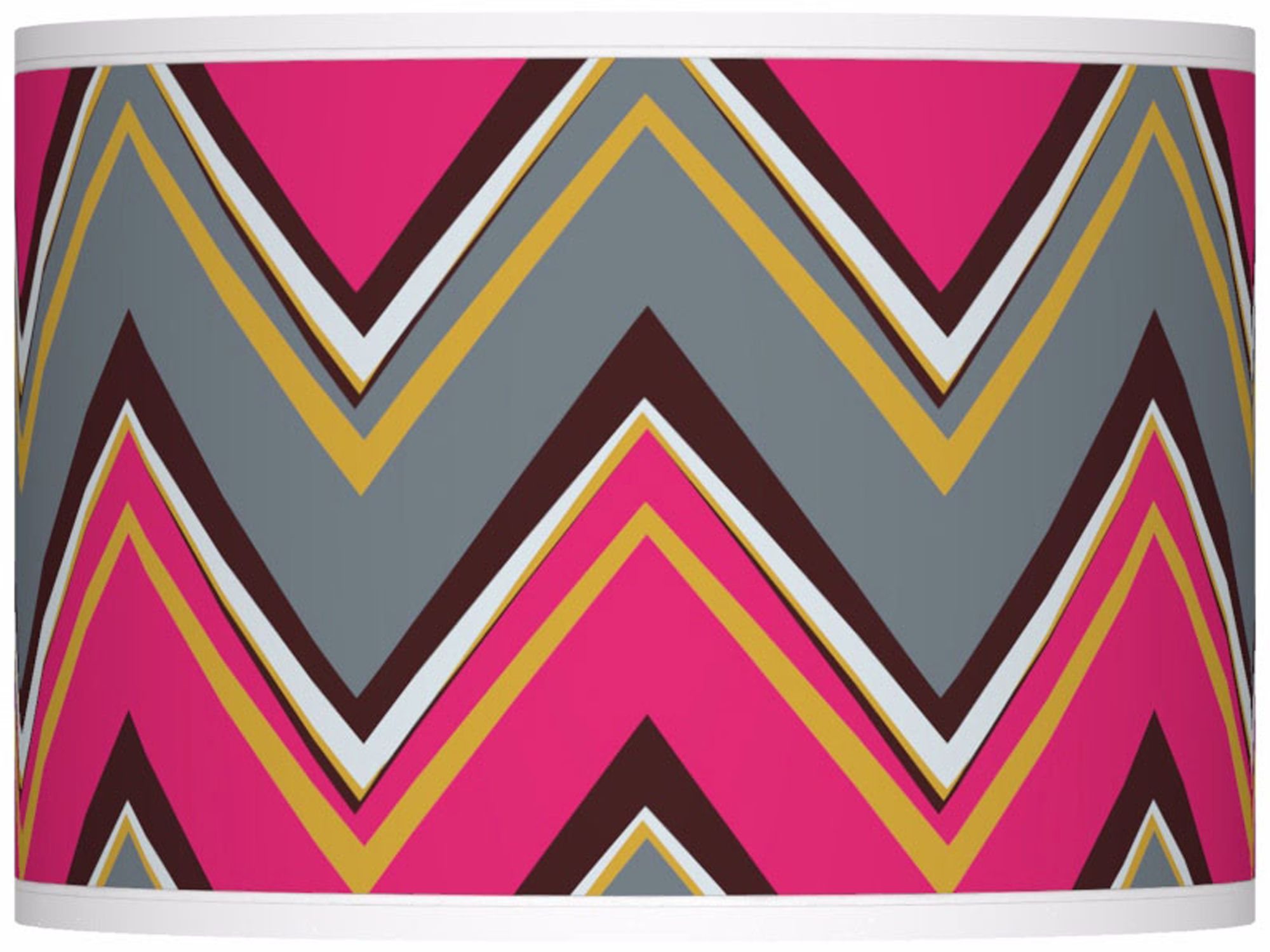 Stacy Garcia Chevron Pride Pink Shade 13.5x13.5x10 (Spider)