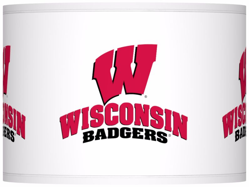 University of Wisconsin Lamp Shade 13.5x13.5x10 (Spider)