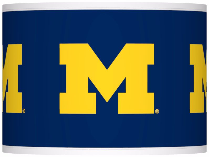 The University of Michigan Lamp Shade 13.5x13.5x10 (Spider)