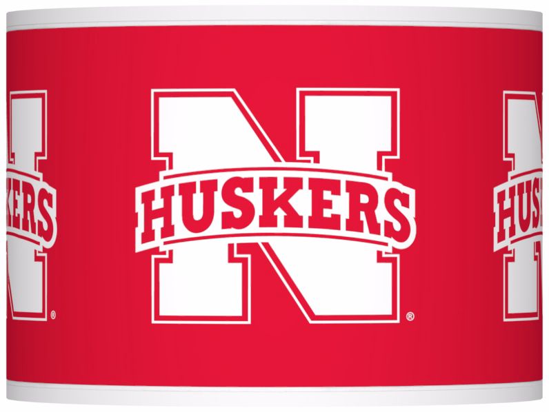 Nebraska Huskers Lamp Shade 13.5x13.5x10 (Spider)