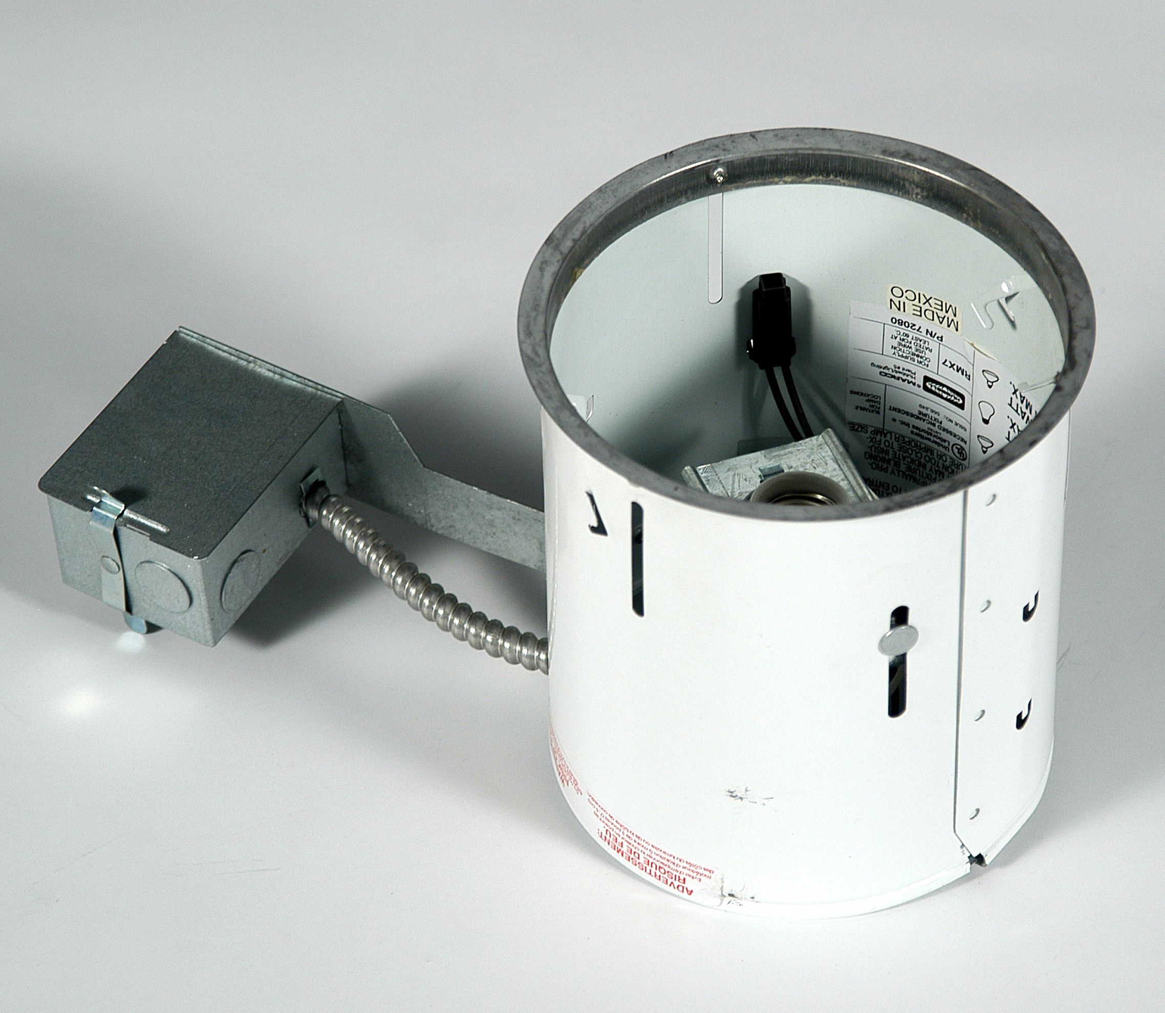 6" Non IC Remodel Recessed Housing