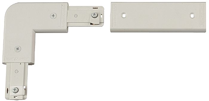 Lightolier White Combination L or In-Line Connector