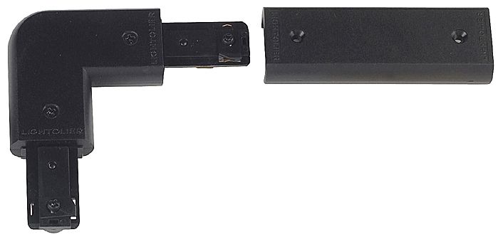 Lightolier Black Combination L or In-Line Connector
