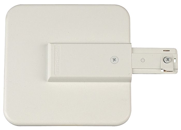 Lightolier Live End Canopy Feed in White