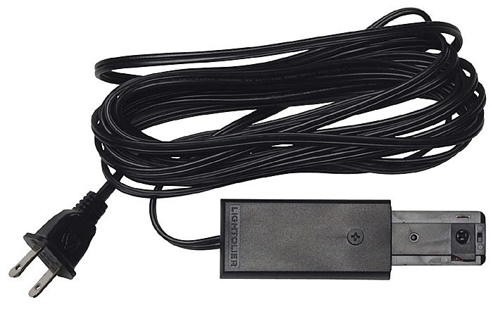 Lightolier Black Plug Live End Cord