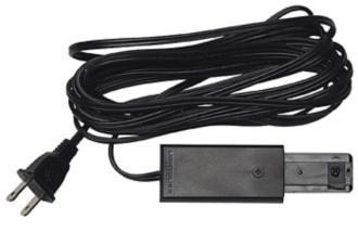 Lightolier Black Plug Live End Cord 38098