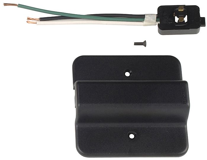 Lightolier Saddle Canopy in Black