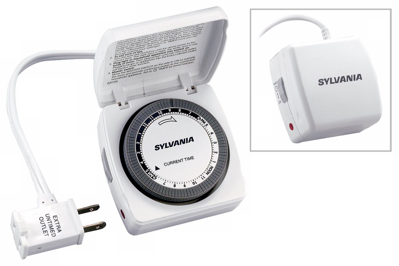 Sylvania 15 Amp Table Top Lamp and Appliance Timer