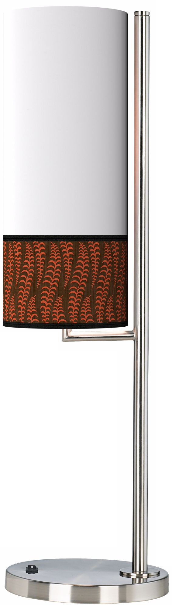 Stacy Garcia Fancy Fern Coral Banner Giclee Table Lamp