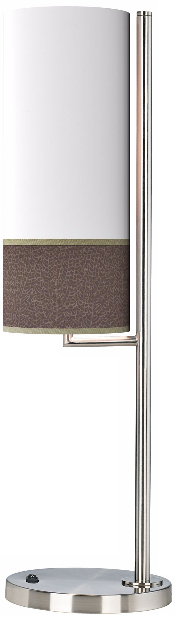 Stacy Garcia Seafan Taupe Banner Giclee Table Lamp