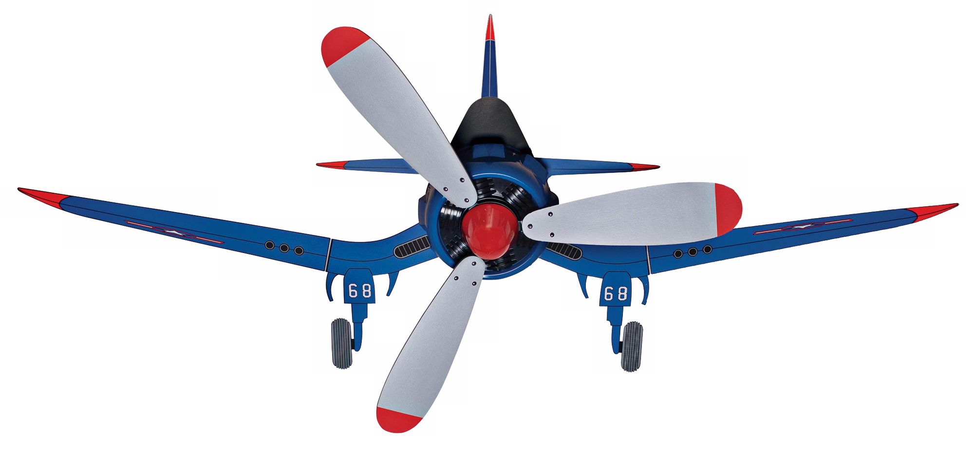 48" Fantasy Flyer Airplane Ceiling Fan