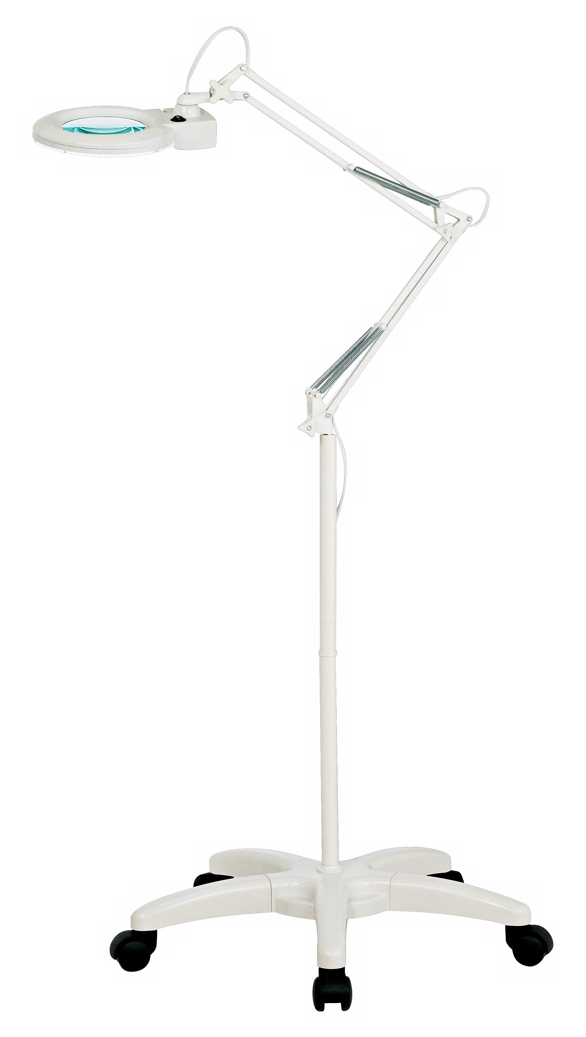 Daylight Bulb and Magnifying Lens Floor Lamp