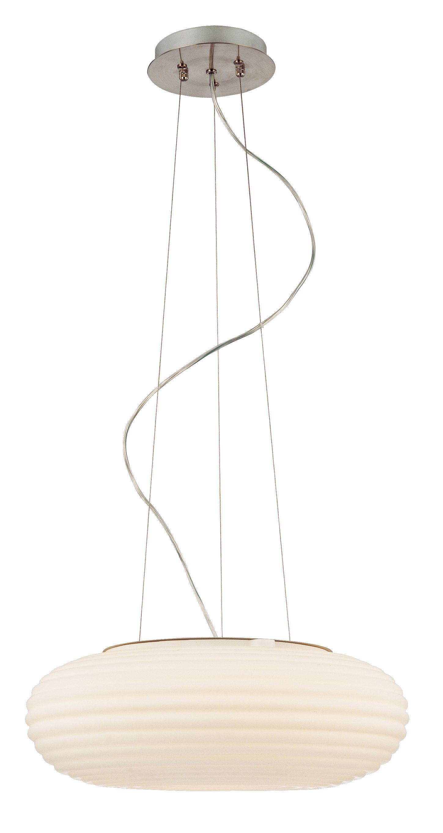 Possini Euro White 18 1/2" Wide Modern Pendant Chandelier