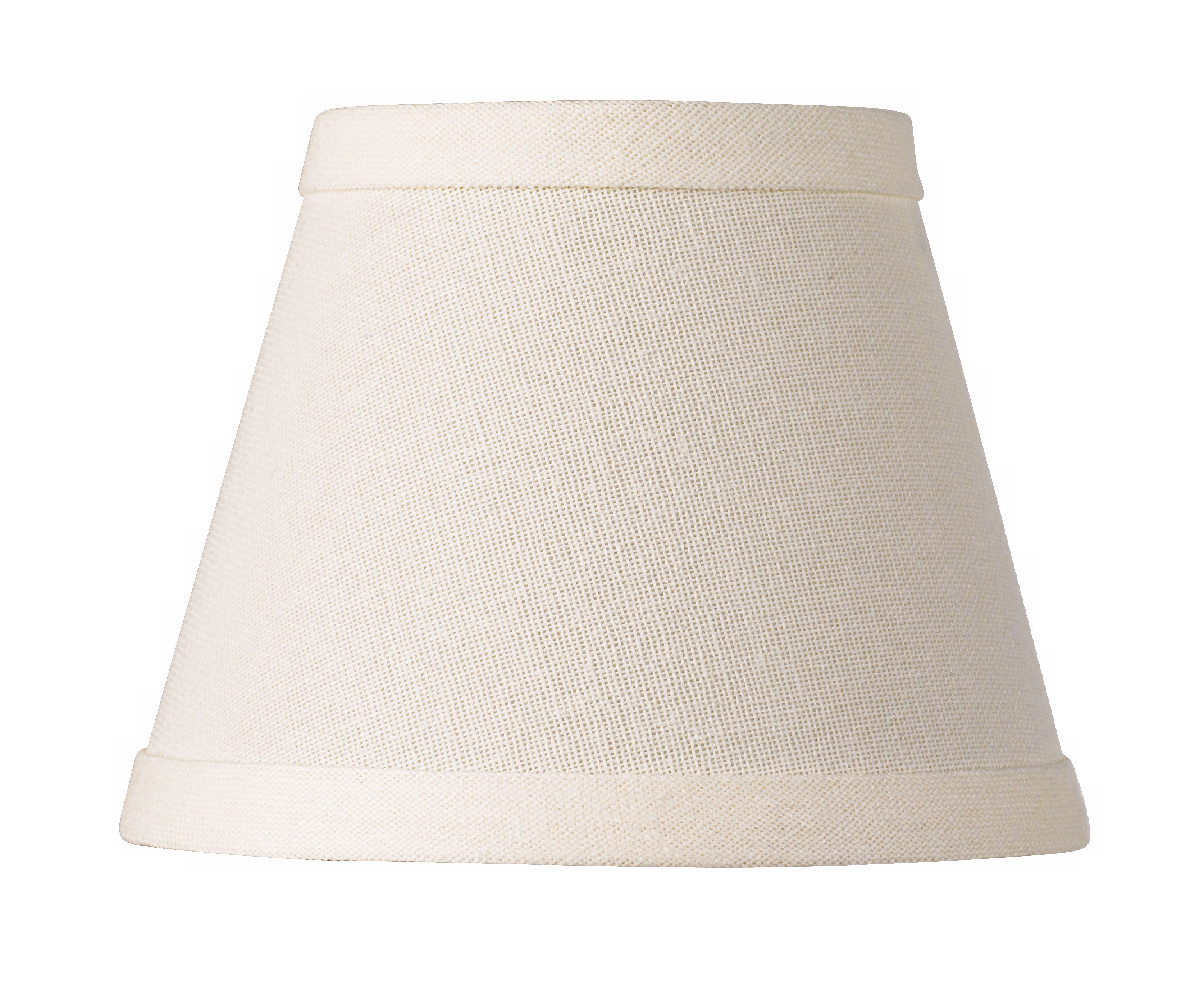 Cream Chandelier Shade 3x5x4 (Clip-On)