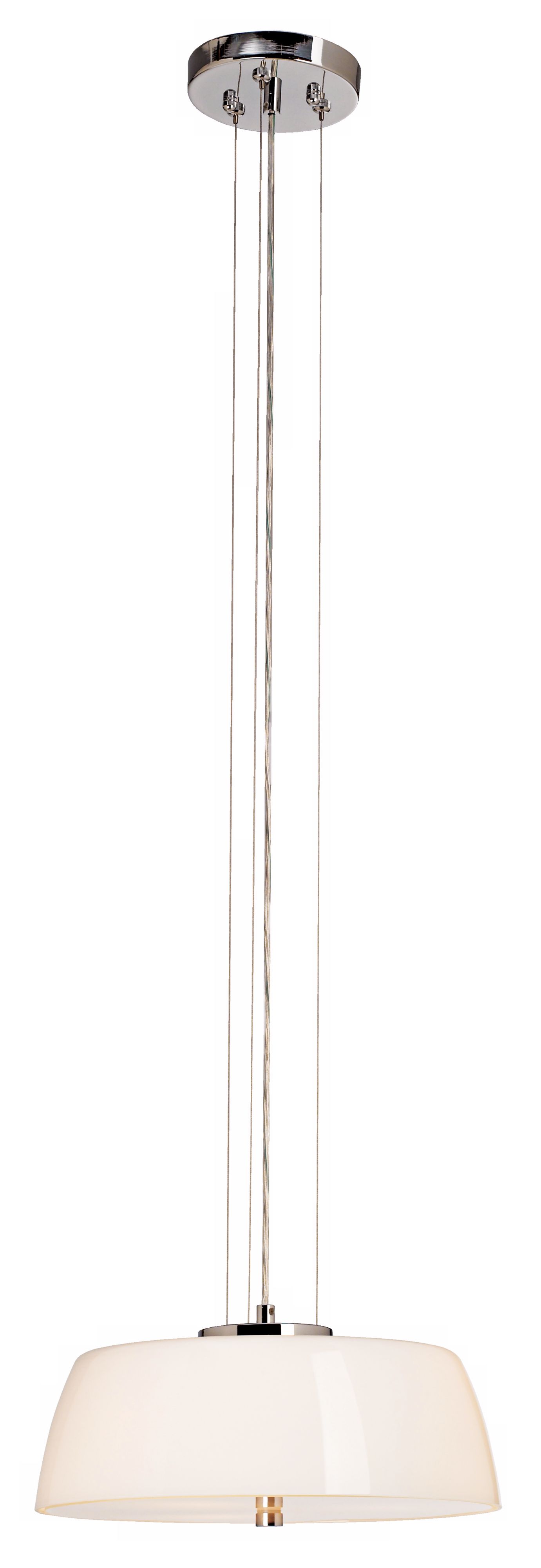 Round White 36" Pendant Light