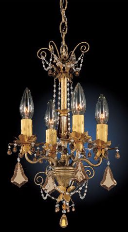 Schonbek Florentine Collection Four Light Mini-Chandelier