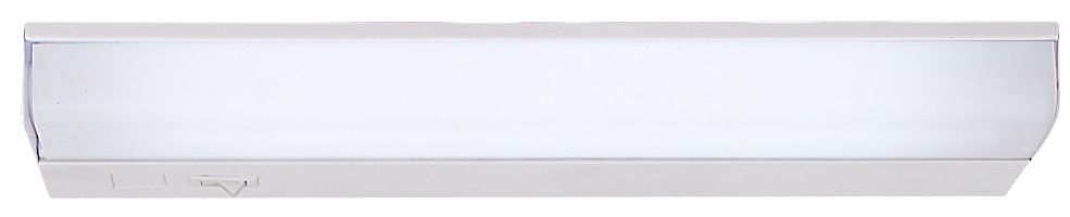 White Finish  36" Wide Under Cabinet Fluorescent