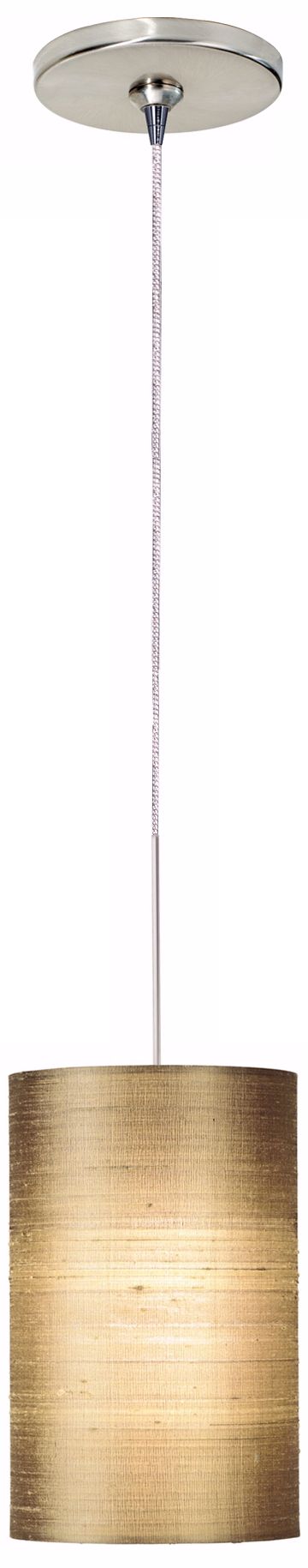 Fab Almond Satin Nickel Tech Lighting Mini Pendant