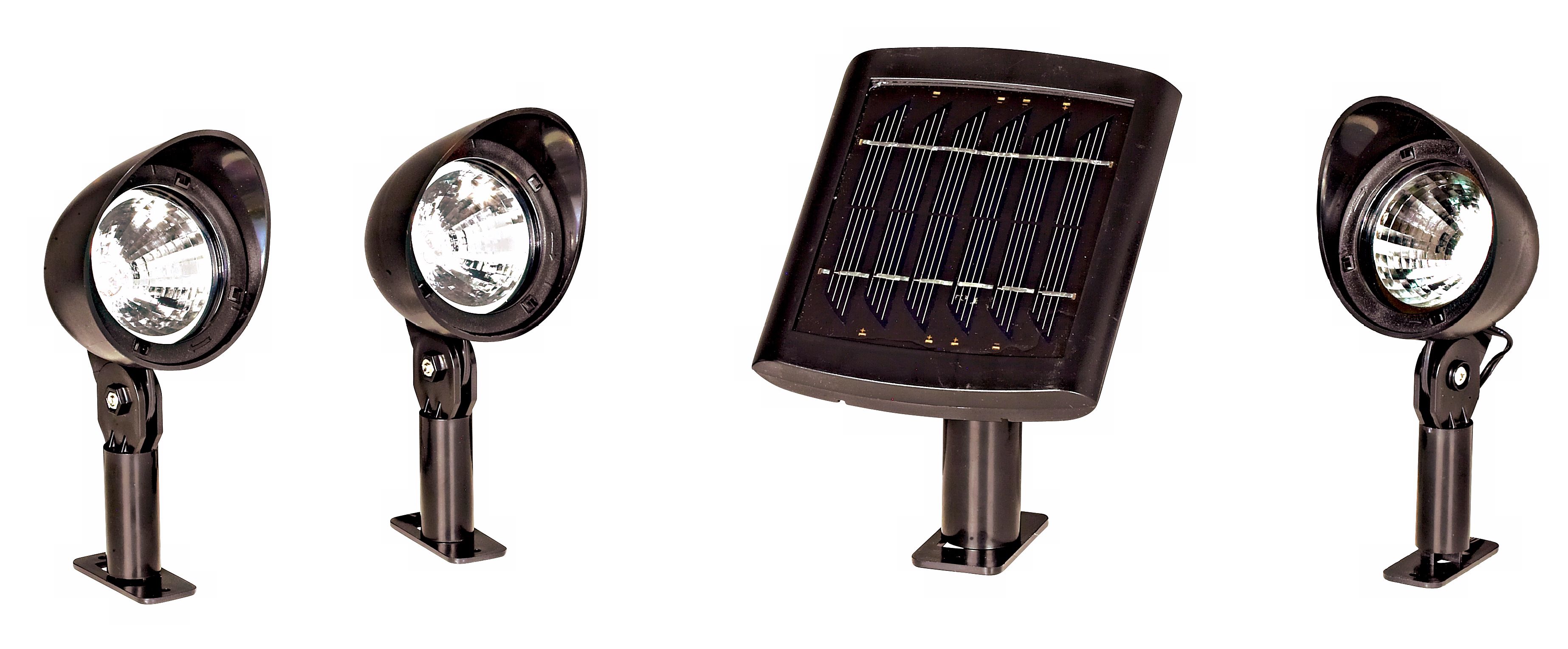 Solar Powered 3-Light Garden Kit