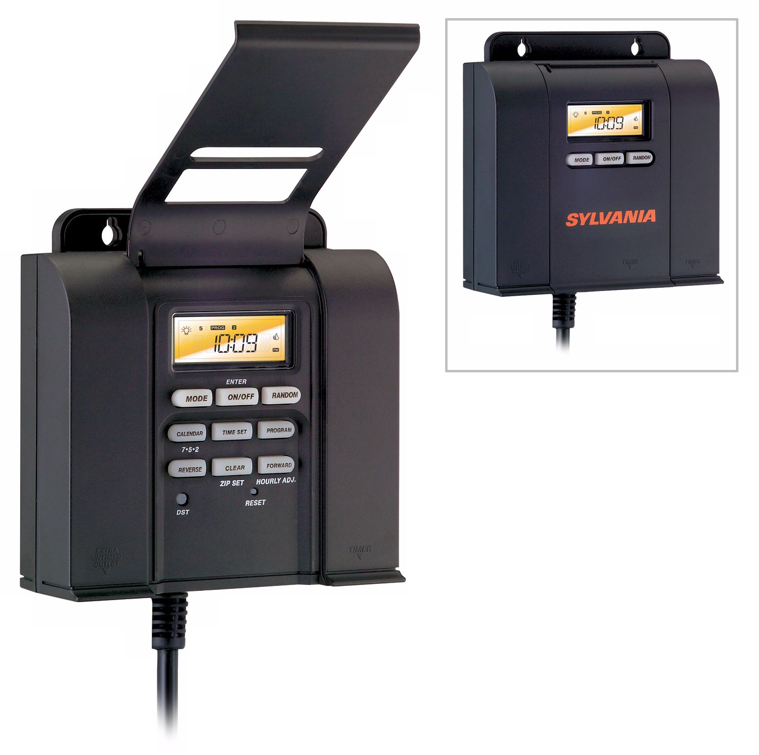Sylvania Digital Outdoor 3-Outlet Timer