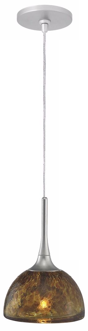 LBL Sophia Amber Glass Monopoint Pendant