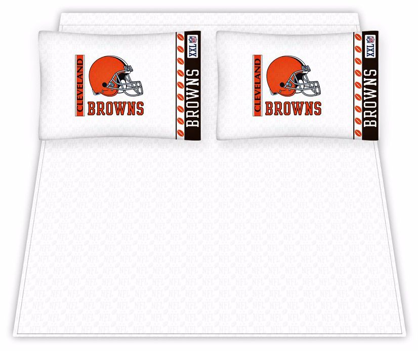 NFL Cleveland Browns Micro Fiber Sheet Set