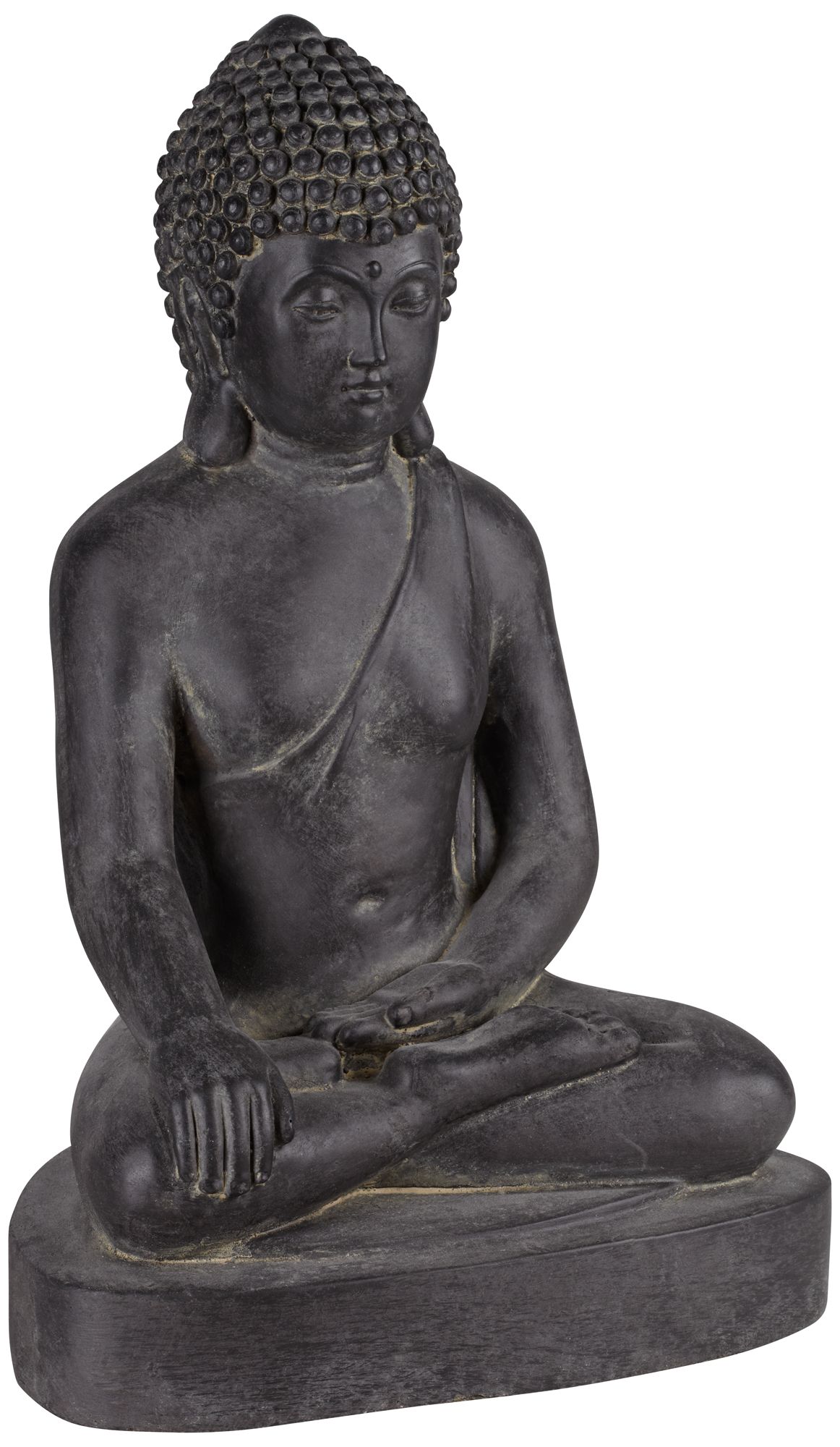 Sitting Buddha 15 1/2" High Outdoor Statue
