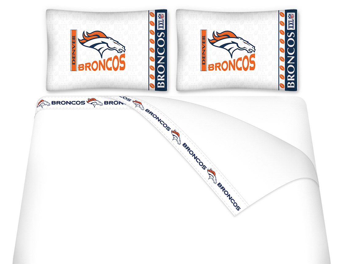 NFL Denver Broncos Micro Fiber Sheet Set