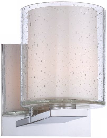 Alico Combo 6 1/2" High Chrome Wall Sconce