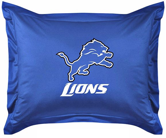 NFL Detroit Lions Locker Room Pillow Sham