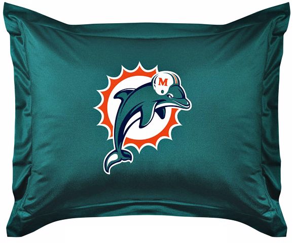 NFL Miami Dolphins Locker Room Pillow Sham